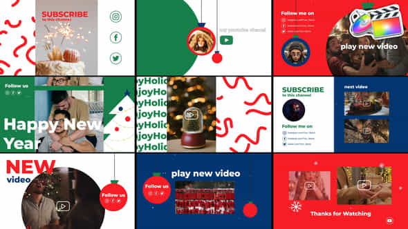 New Year Youtube - VideoHive 42296115