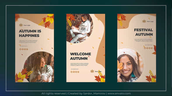 Autumn Instagram Story - VideoHive 47626341