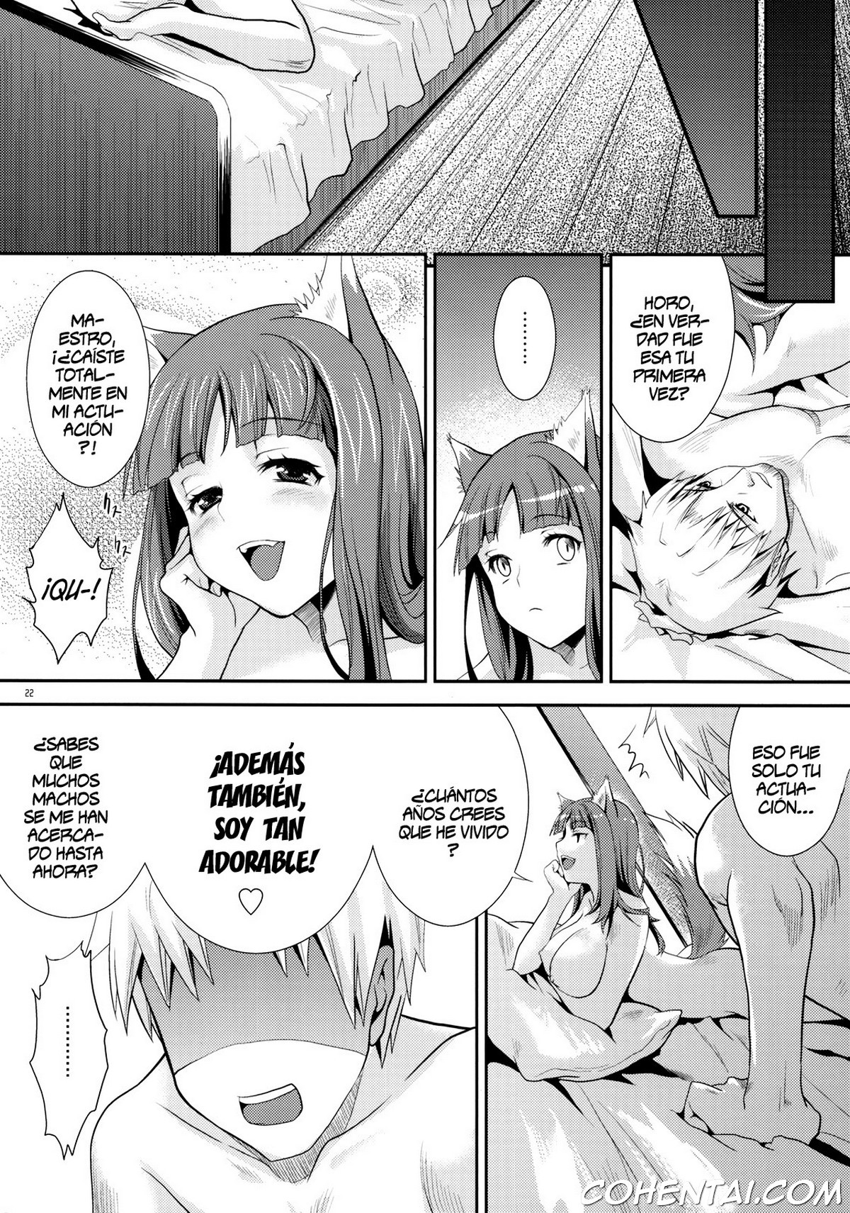 Ookami to Mitsu Ringo (Ookami to Koushinryou) xxx comics manga porno doujin hentai español sexo 