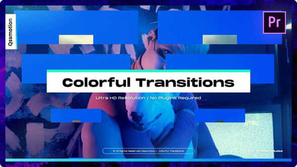 Colorful Transitions For - VideoHive 37786068