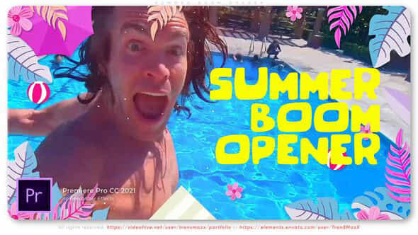 Summer Boom Opener - VideoHive 52205914