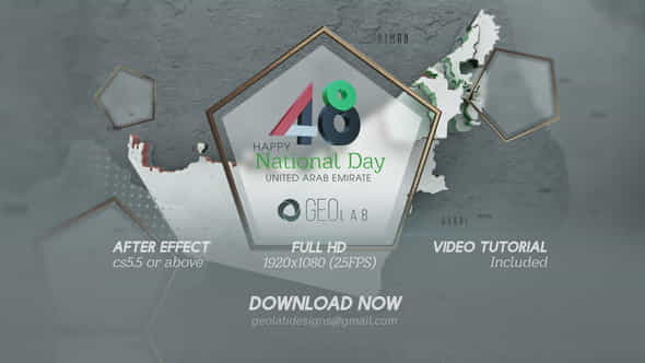 UAE National Day TemplatelNational Day - VideoHive 25196663