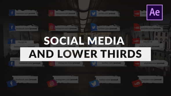 Social Media and Lower Thirds - VideoHive 26760285