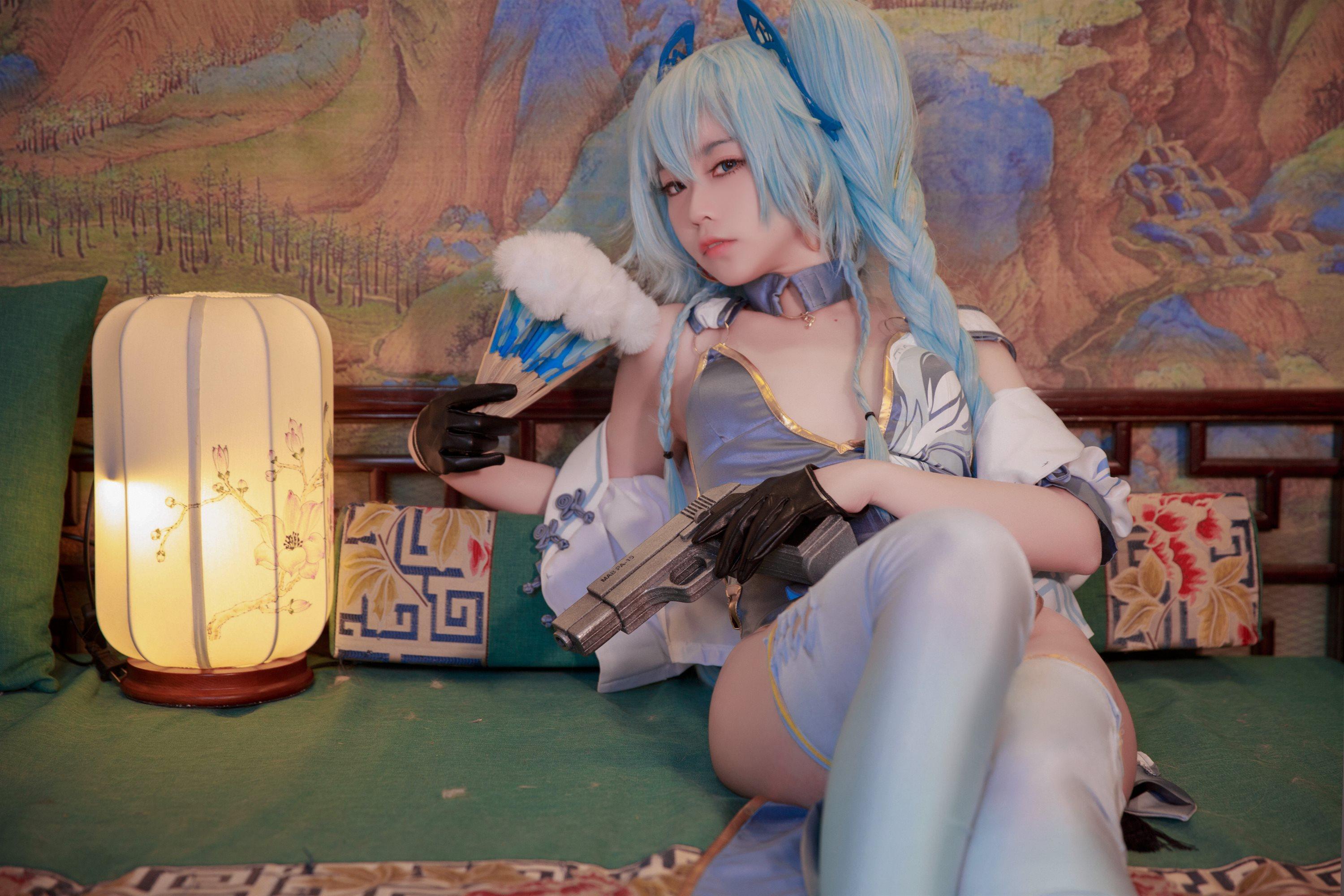 G44不会受伤-旗袍 翠雀媚(6)