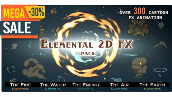 Elemental 2D FX pack - VideoHive 9673890