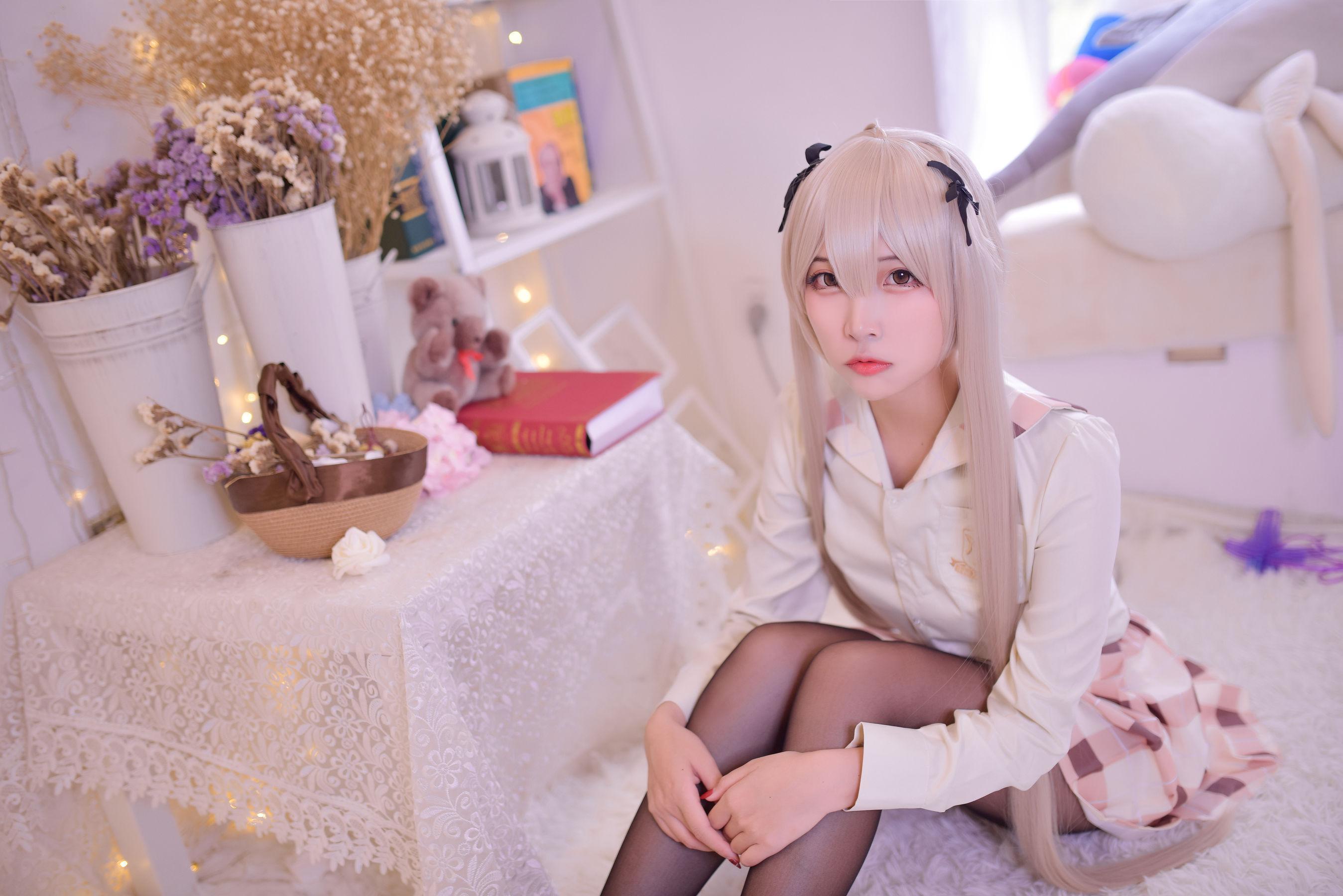 [Cosplay] 人气Coser二佐Nisa – 穹妹校服(3)