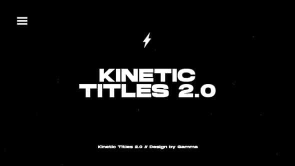 Kinetic Titles 2.0 | After - VideoHive 32583721