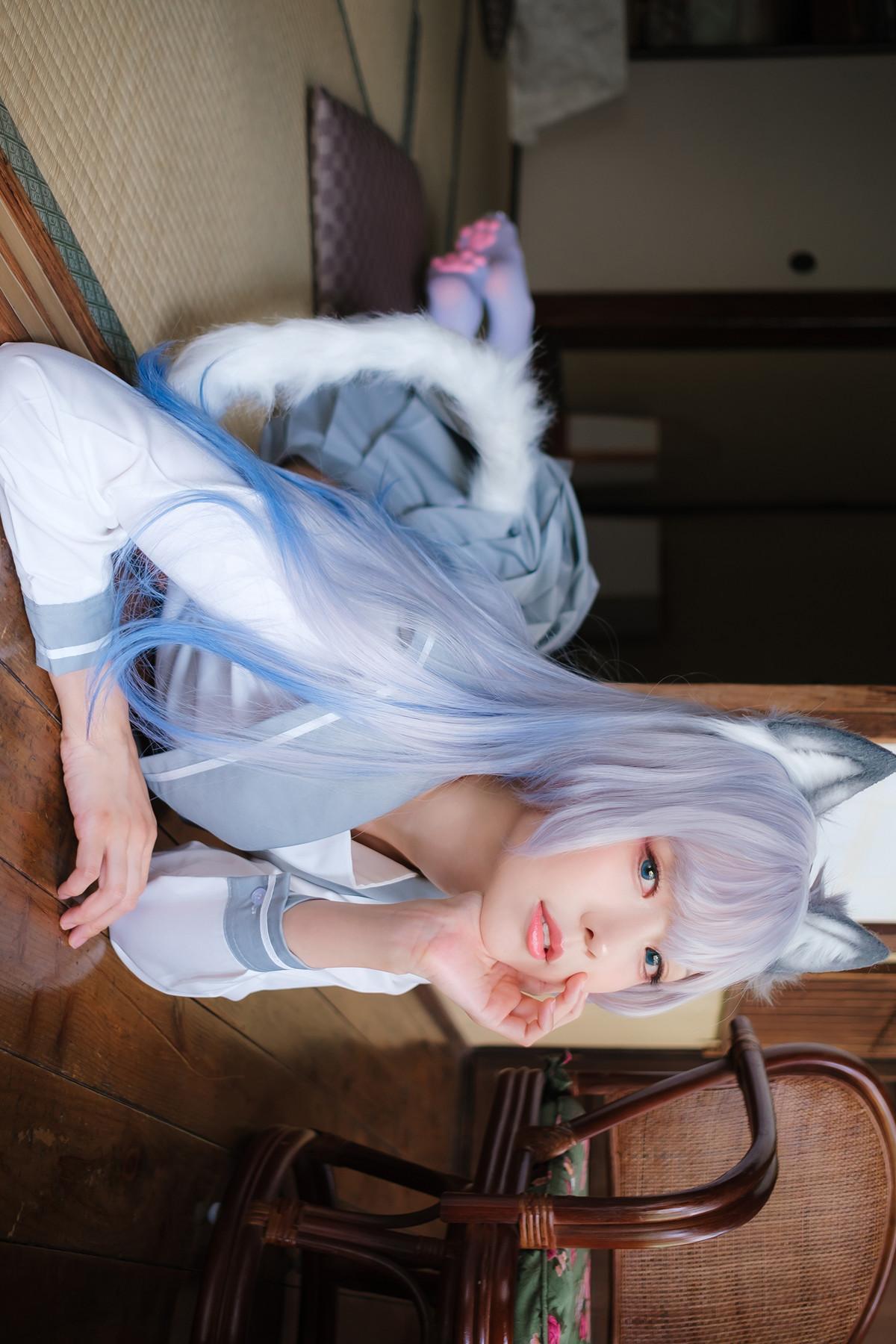 Cosplay ElyEE子 Veranda White Cat緣廊白貓(10)