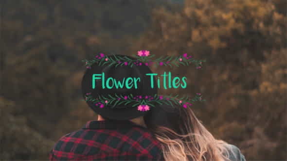 Flower Titles - VideoHive 35998558