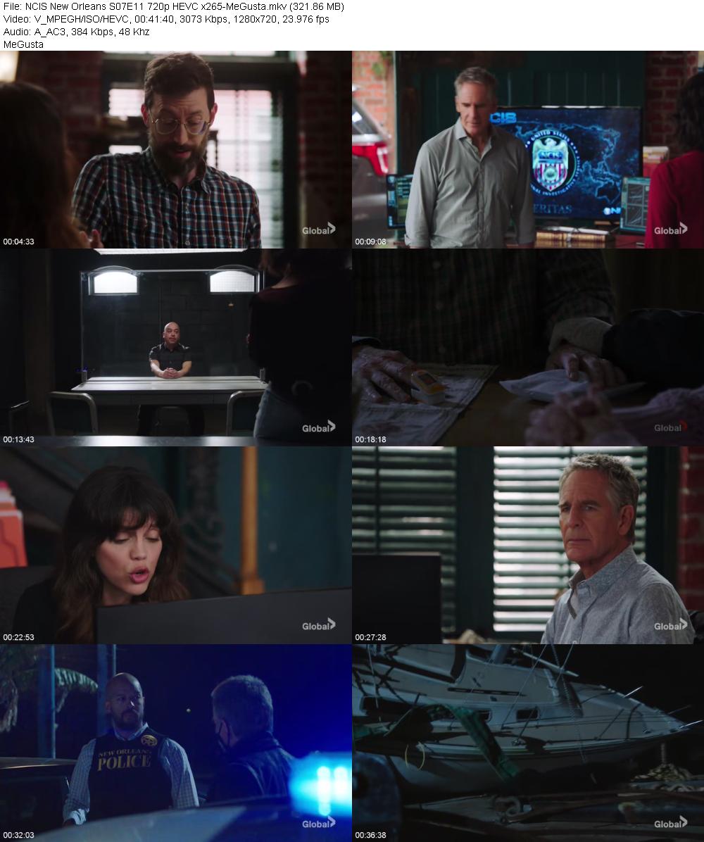 NCIS New Orleans S07E11 720p HEVC x265 MeGusta