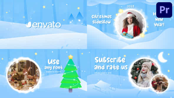 Christmas Greetings Slideshow - VideoHive 42300784