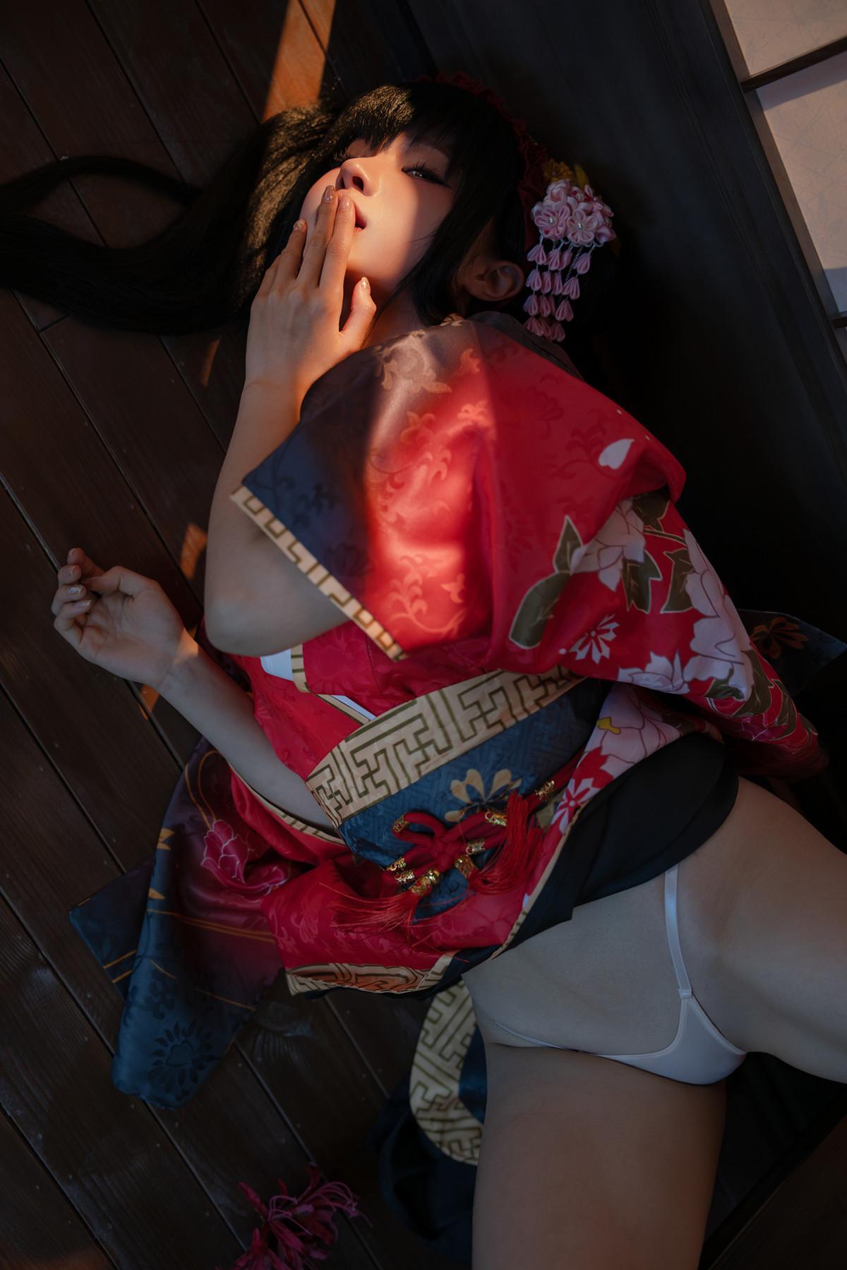 Cosplay 蠢沫沫Chunmomo 狂三和服 Kurumi Set.01(40)