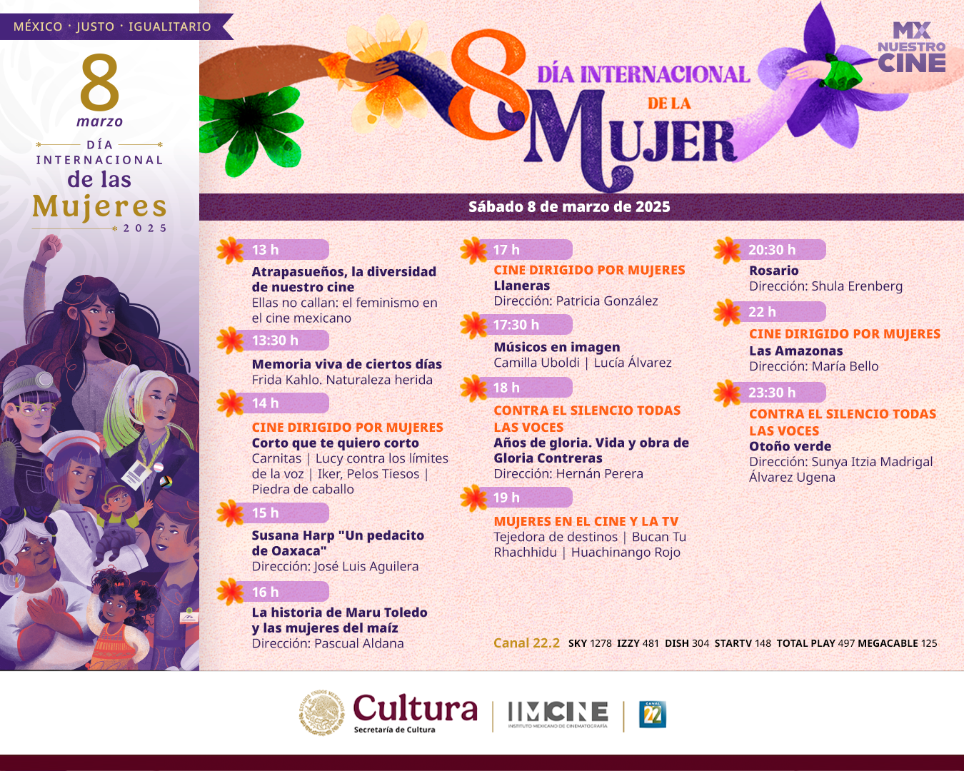  VEINTIDÓS CONMEMORA EL DÍA INTERNACIONAL DE LA MUJER