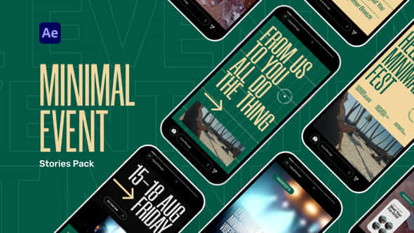 Minimalist Event Stories Pack - VideoHive 50342488