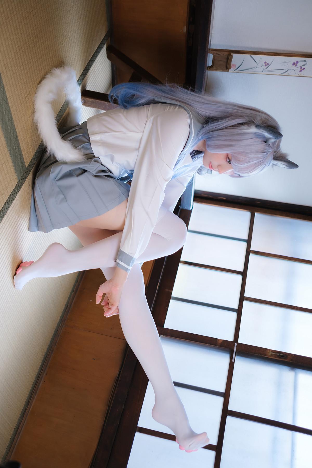 Cosplay ElyEE子 Veranda White Cat緣廊白貓(36)