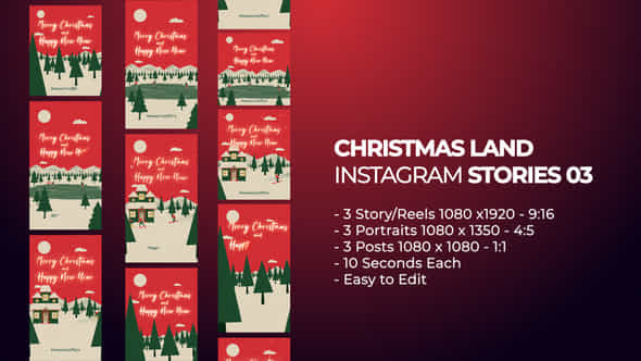 Christmas Land Instagram Stories 03 - VideoHive 49483957