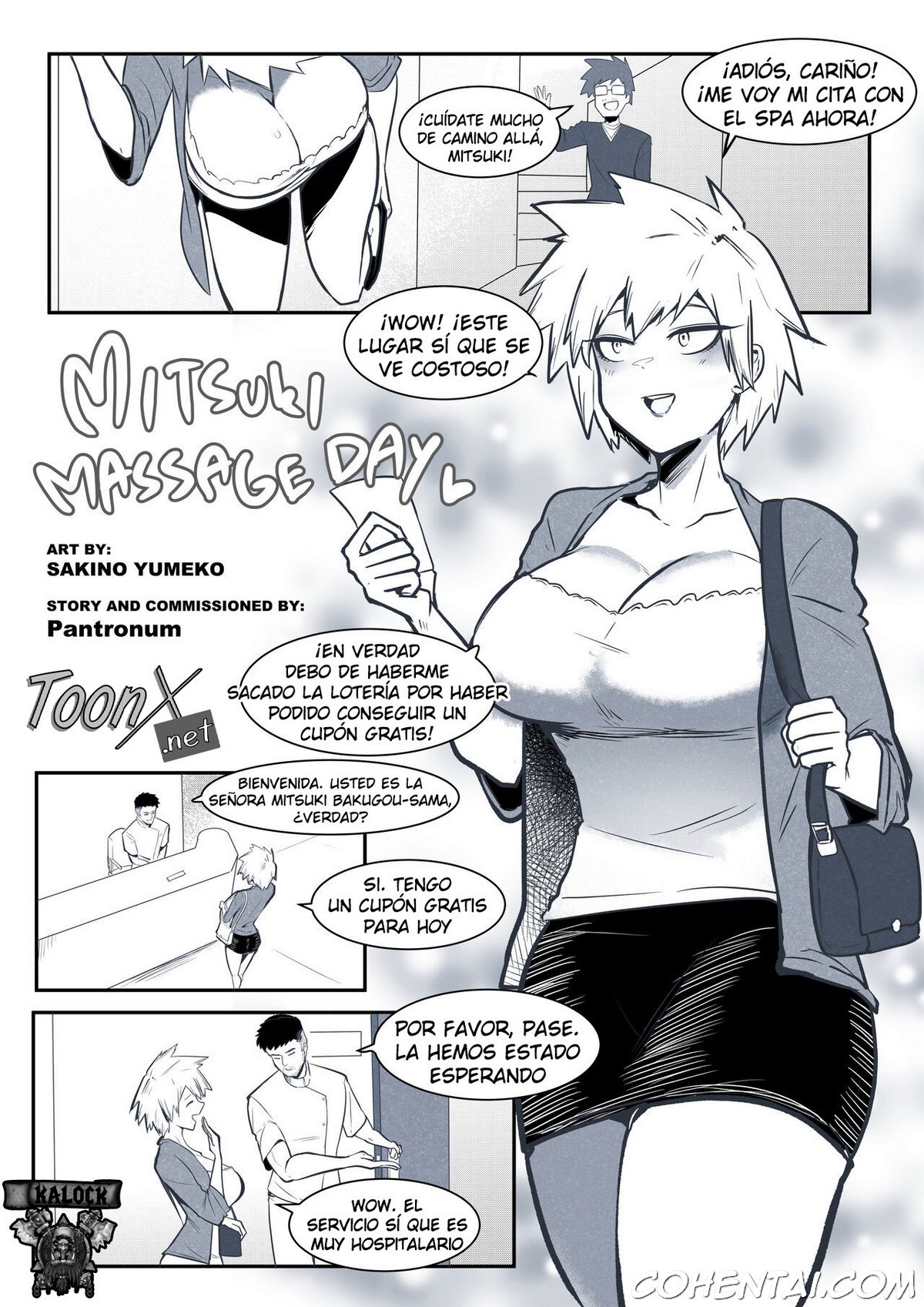 Mitsuki Massage Day (Boku no Hero Academia) xxx comics manga porno doujin hentai español sexo 