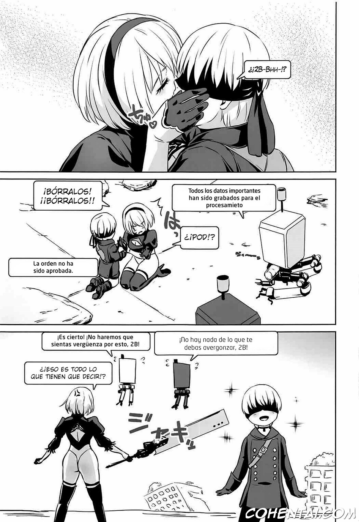 YoRHa 2B-iro (NieR:Automata) xxx comics manga porno doujin hentai español sexo 