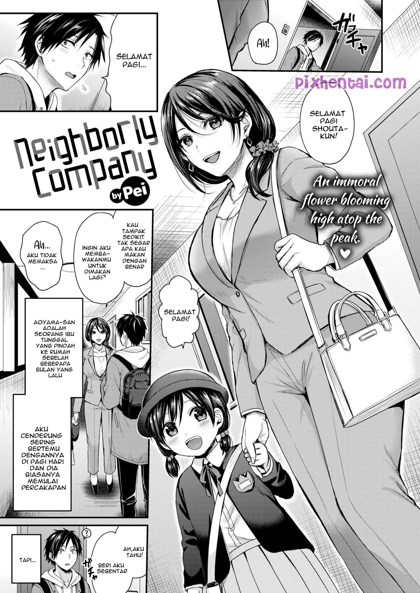 Komik Hentai Neighborly Company : Membawa Janda Tetek Besar ke Kosan Manga XXX Porn Doujin Sex Bokep 01