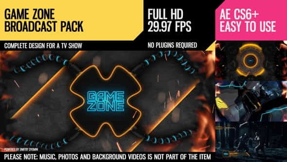 Game Zone (Broadcast Pack) - VideoHive 9585671