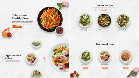 Food Menu Promo - VideoHive 36600018