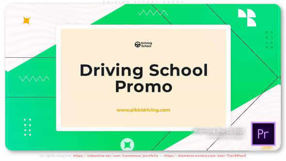 Driving School Promo - VideoHive 33715378