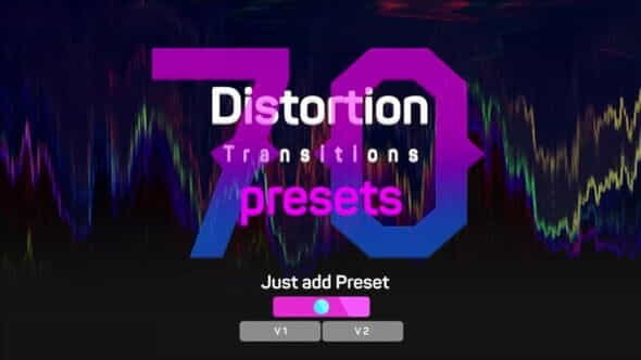Distortion Transitions Presets 2 - VideoHive 36662825