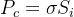 P_c = \sigma S_i