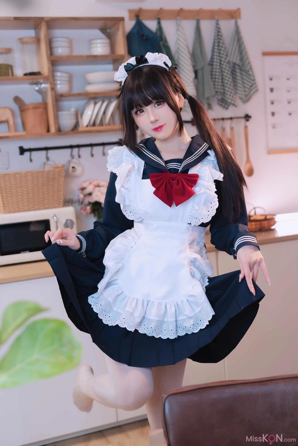 Coser@miko酱ww: 甜心女仆 (30 photos)(12)