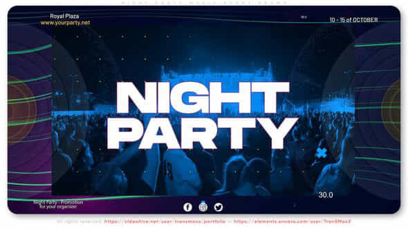 Night Party Music - VideoHive 38650020