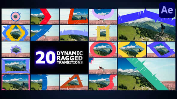 Dynamic Ragged Transitions For After Effects - VideoHive 57986538