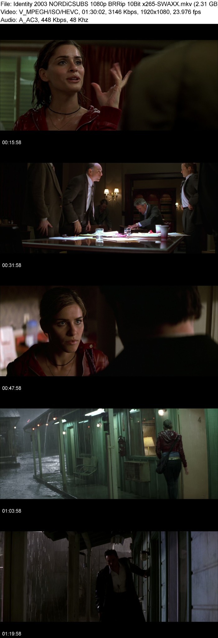 Identity (2003) NORDiCSUBS 1080p BRRip 10Bit x265-SWAXX RtirKRGH_o