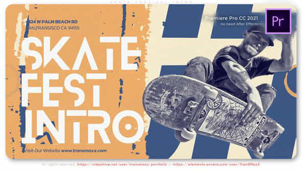 Skate Festival Intro - VideoHive 39984982