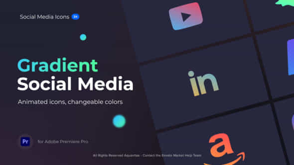 Animated Gradient Social - VideoHive 38326772