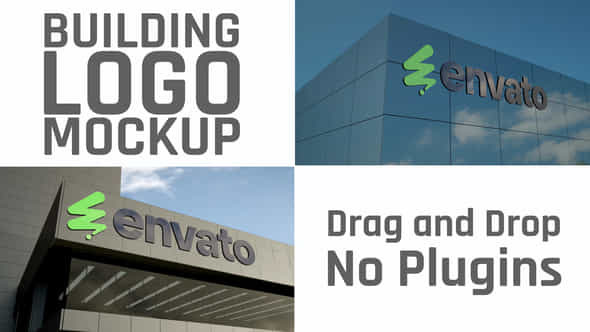 Building Logo Mockup - VideoHive 58006467