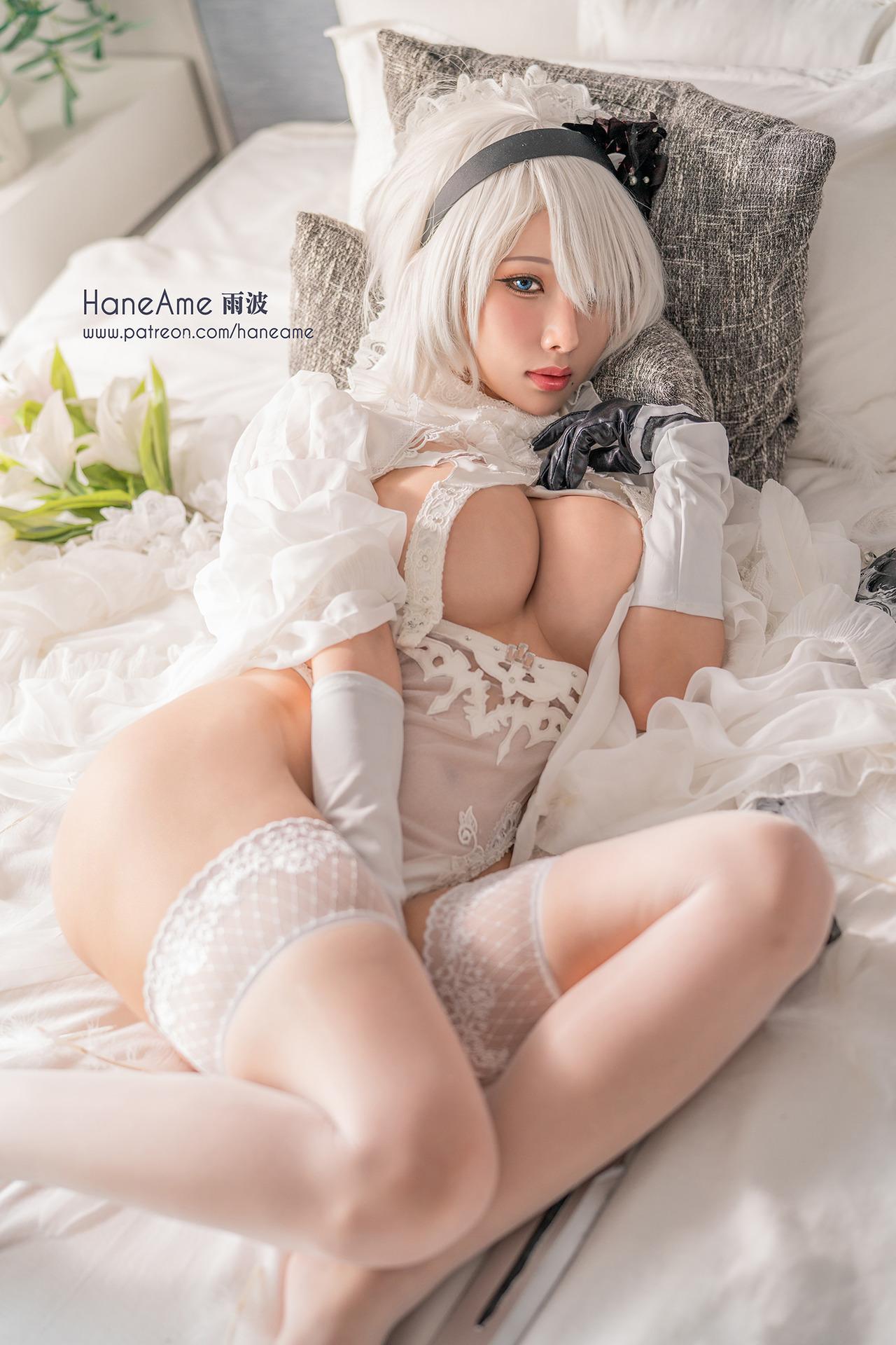 [HaneAme 雨波] 2B Wedding Dress Version(24)