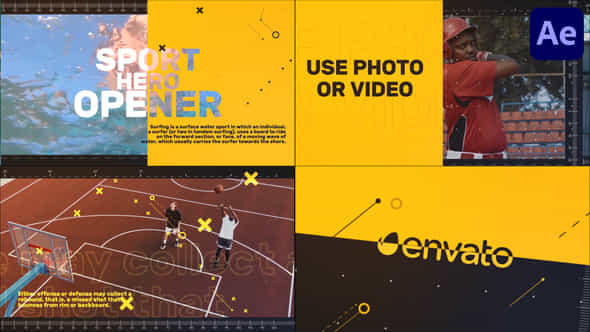 Sport Hero Opener For After Effects - VideoHive 50426641