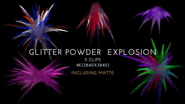 Glitter Powder Explosion Pack 01 - VideoHive 25803785