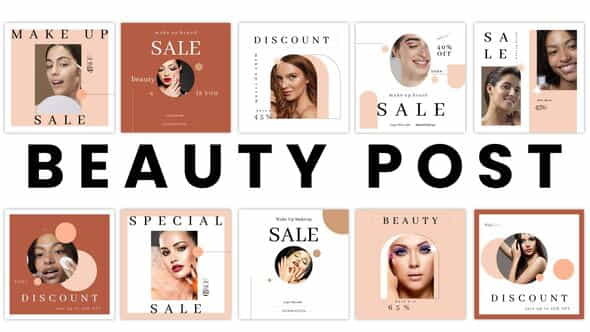 Beauty And Fashion Instagram Post - VideoHive 34080758