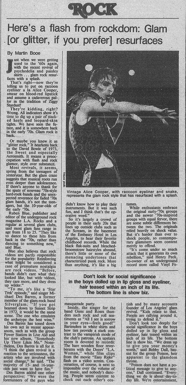 1986.09.07 - Chicago Tribune - Here’s a flash from rockdom: Glam resurfaces  WWljhIST_o