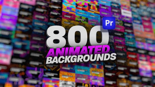 Animated Backgrounds Pack For Premiere Pro - VideoHive 53718710