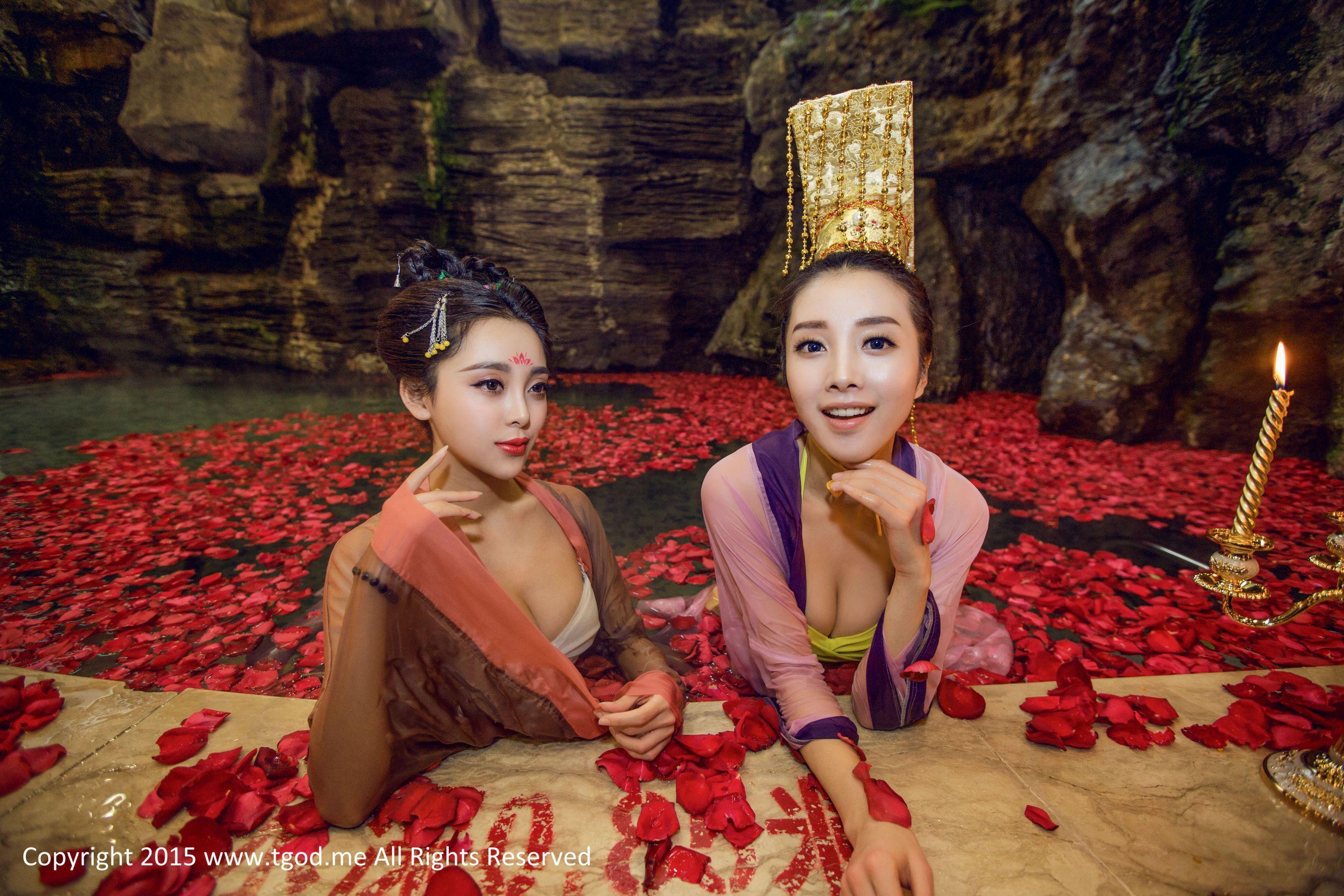 梁晶莹、李珂《女神驾到》峨眉山红珠山温泉武媚娘传奇 [TGOD推女神] 写真集(49)