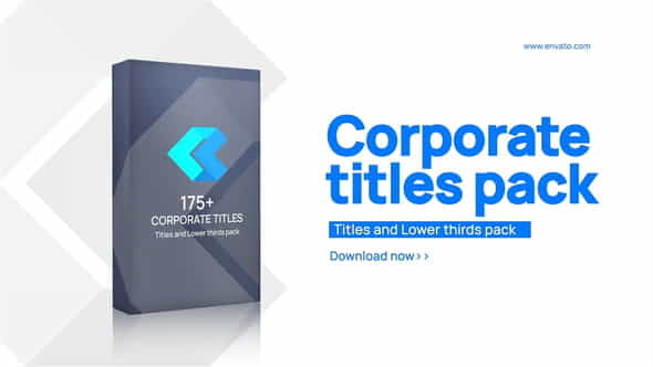 Corporate Titles and Lower thirds - VideoHive 33244687