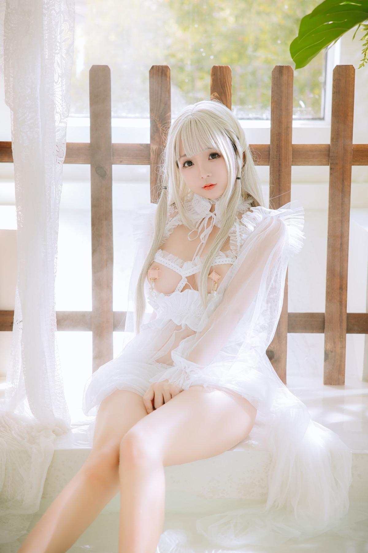 Cosplay Rinaijiao日奈娇 白纱衣 Set.01(50)