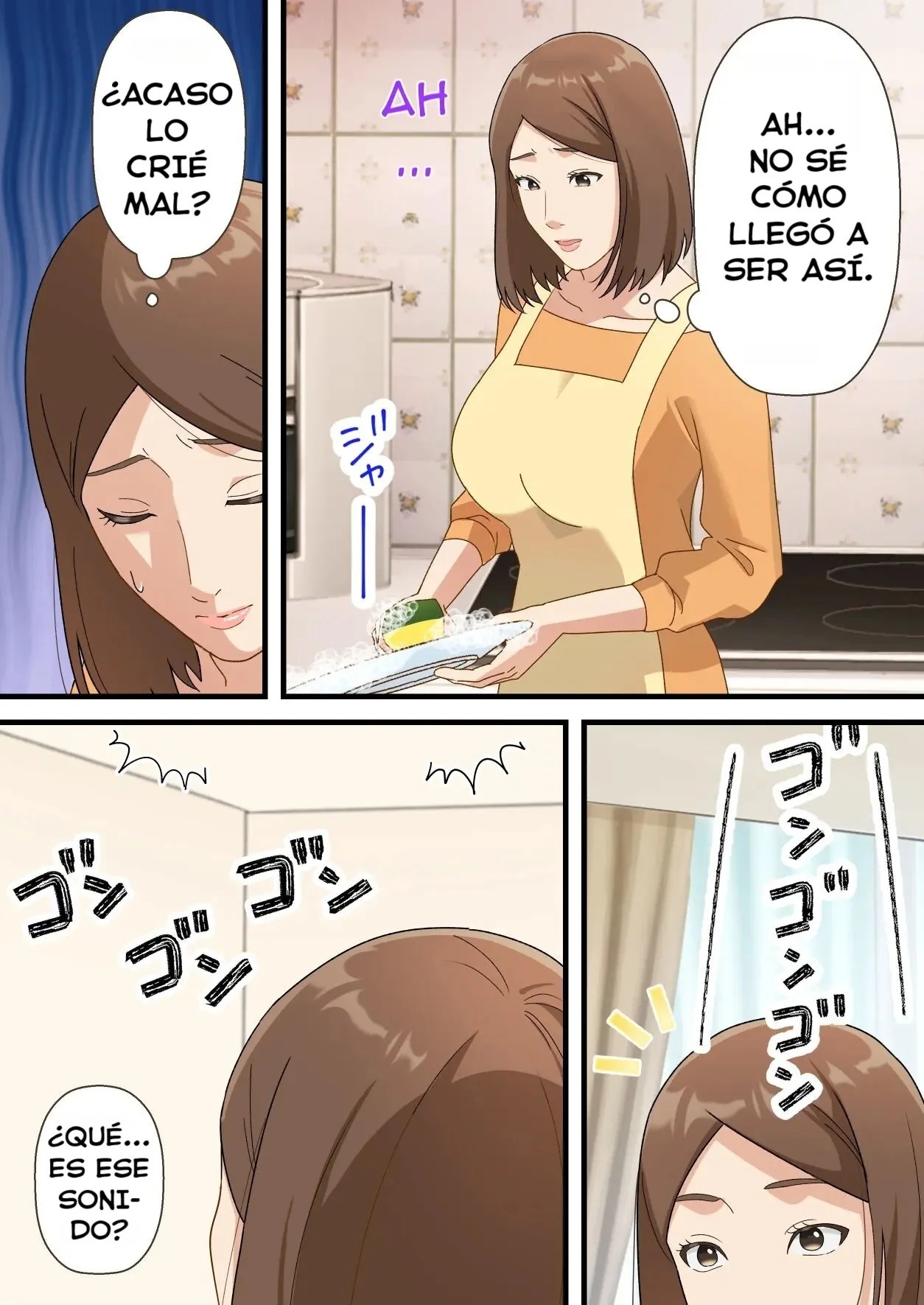 [Yuriko Club] Uchi no Musuko ga Uma sugite [Spanish] [WincestScans]