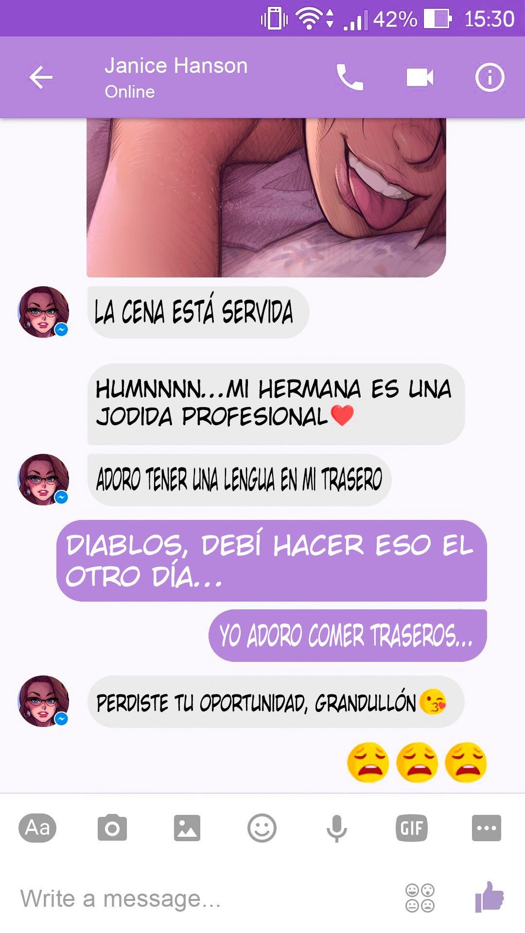 Una Nuera Traviesa (Chat Con Janice) - 33