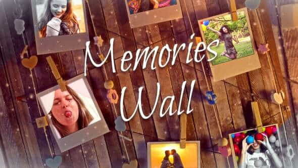 Memories Wall Cinematic Opener - VideoHive 31107734