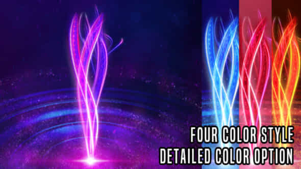 Light Streaks Logo - VideoHive 13240414