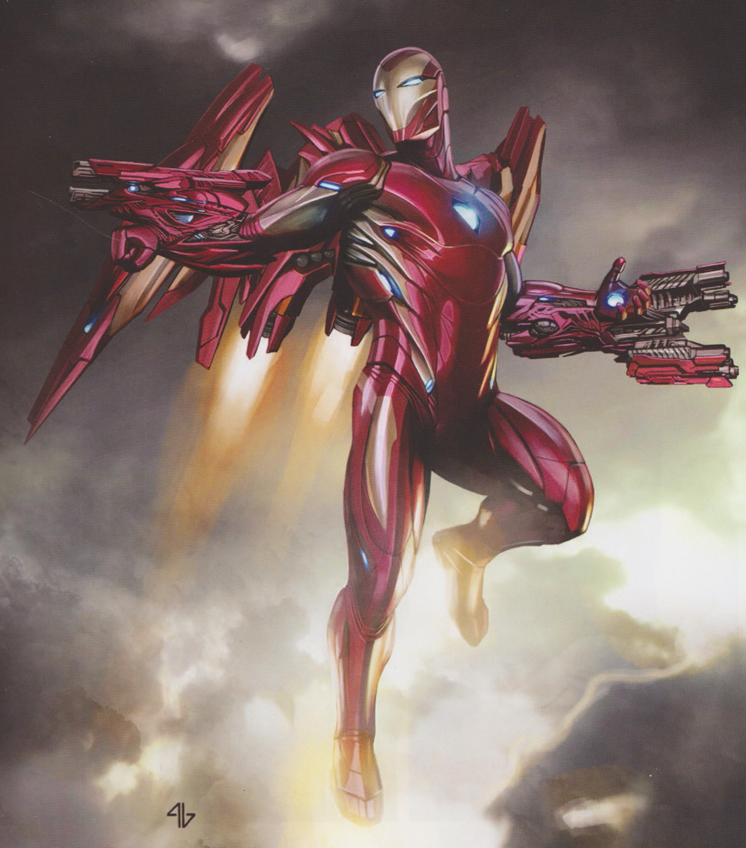 Avengers Endgame Iron Man Concept Art