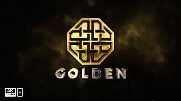 Gold Logo Title - VideoHive 34326786